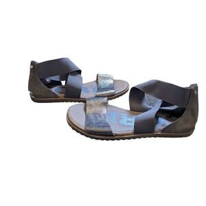 Sorel sandals - like new Ella bronze metalic gold
